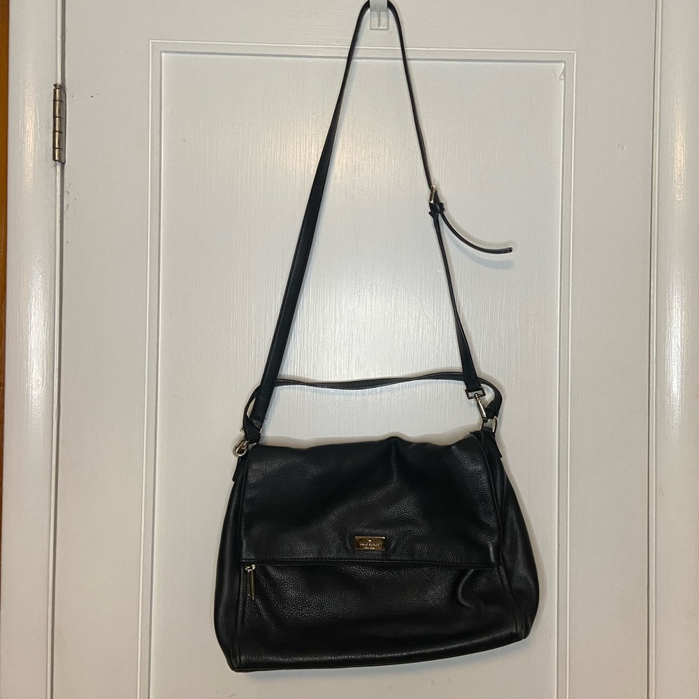 Kate Spade Black Leather Satchel